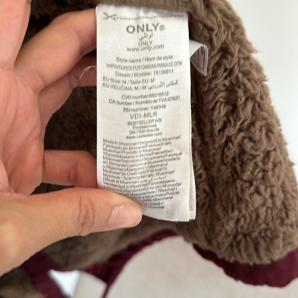 ONLY - Burgundy Jacket - Picture 7 of 10